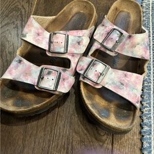 Women’s Birkenstock  Pink Floral Sandals